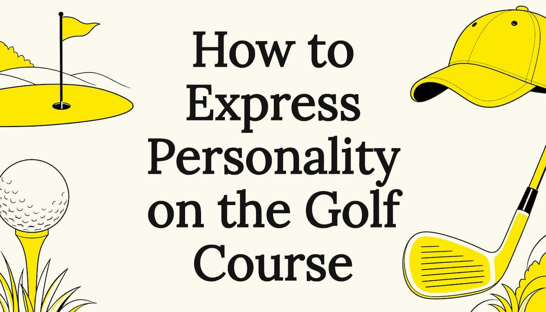 Decorative golf-themed illustrated title card
