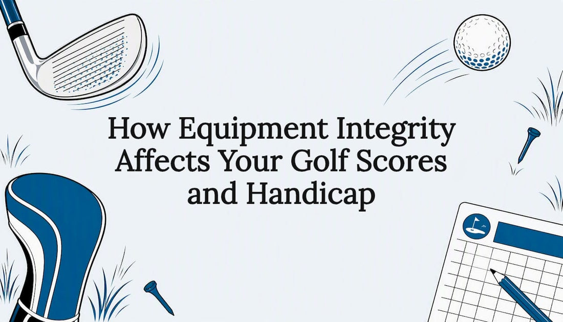 Decorative golf equipment and scoring illustration