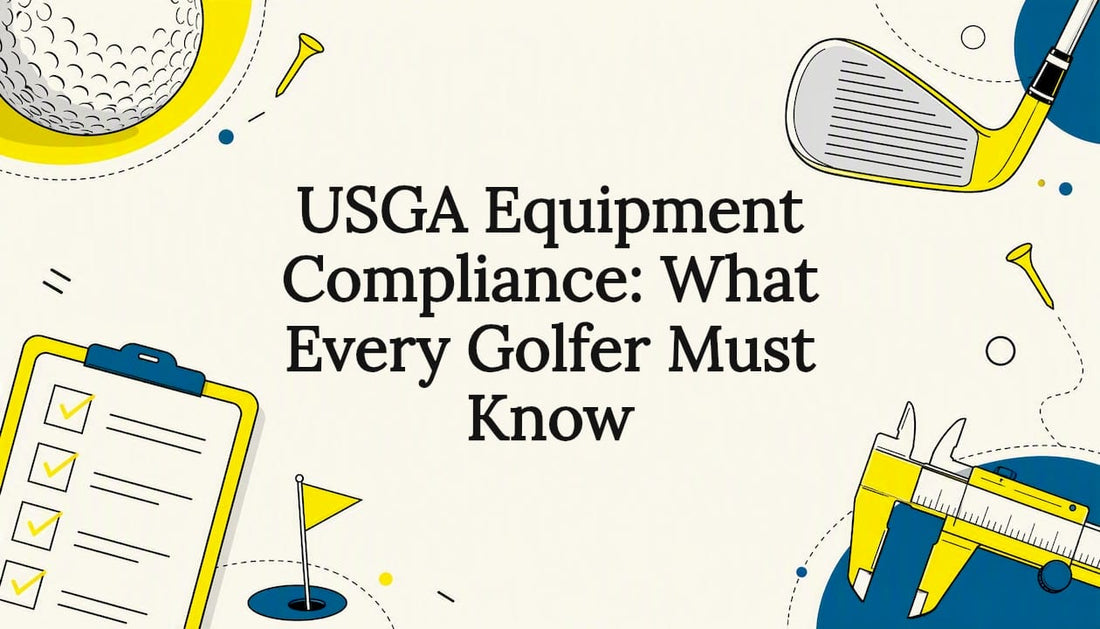 Decorative golf equipment theme title card