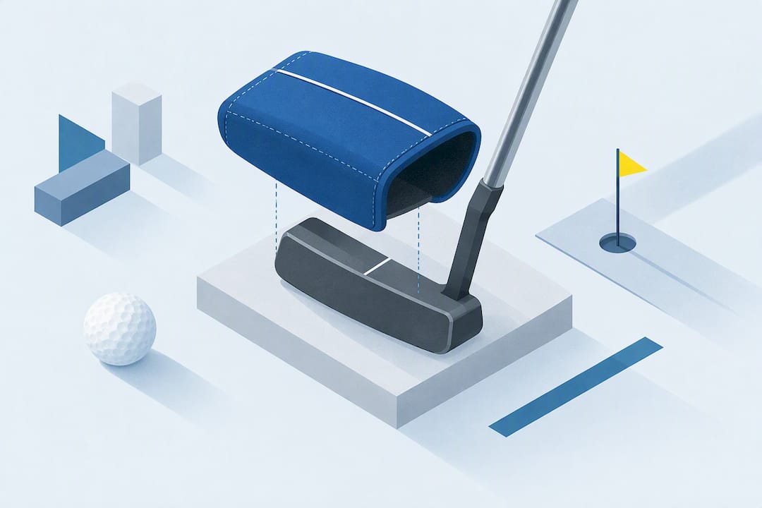 Geometric putter protection title card