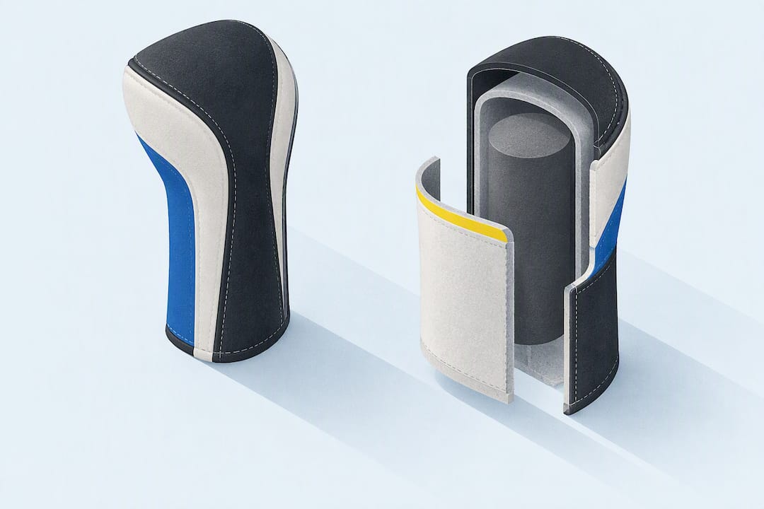 Isometric illustration of a weakened cover lining