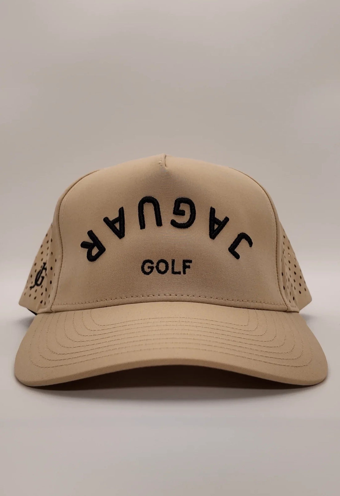 Cream Upside Down Hat by Jaguar Golf