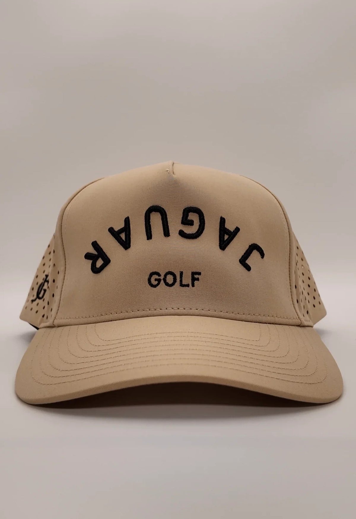 Cream Upside Down Hat by Jaguar Golf