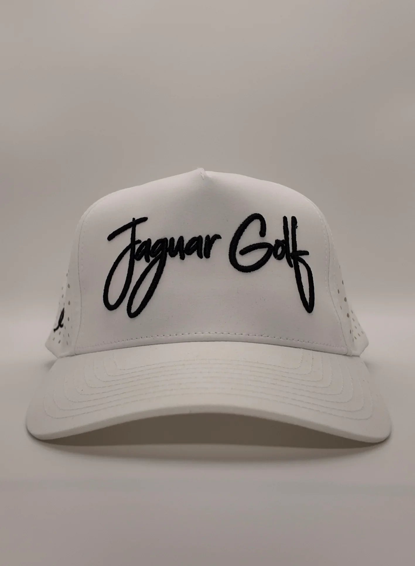 White Cursive Hat