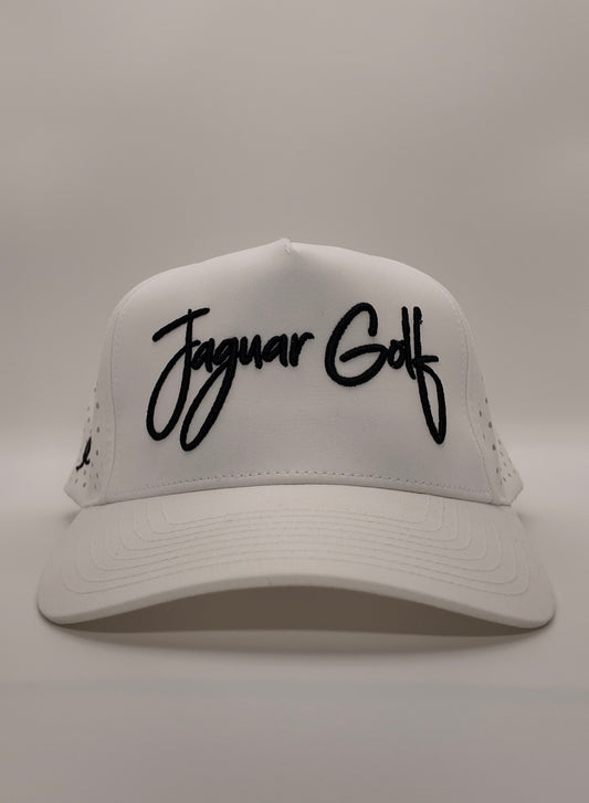 White Cursive Hat