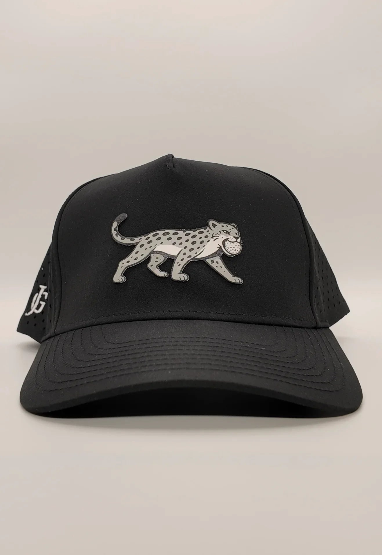 Black Jaguar Golf Patch Hat