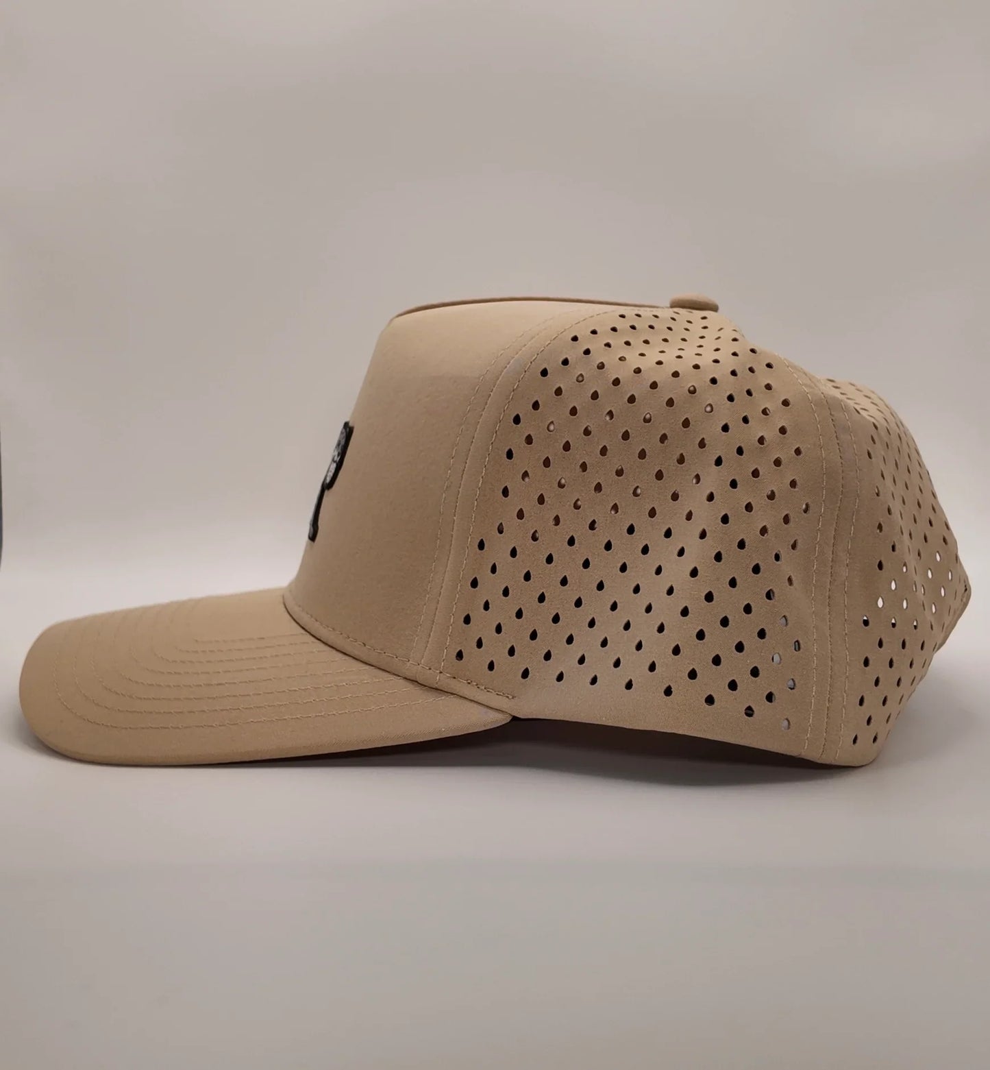 Cream Jaguar Golf Patch Hat