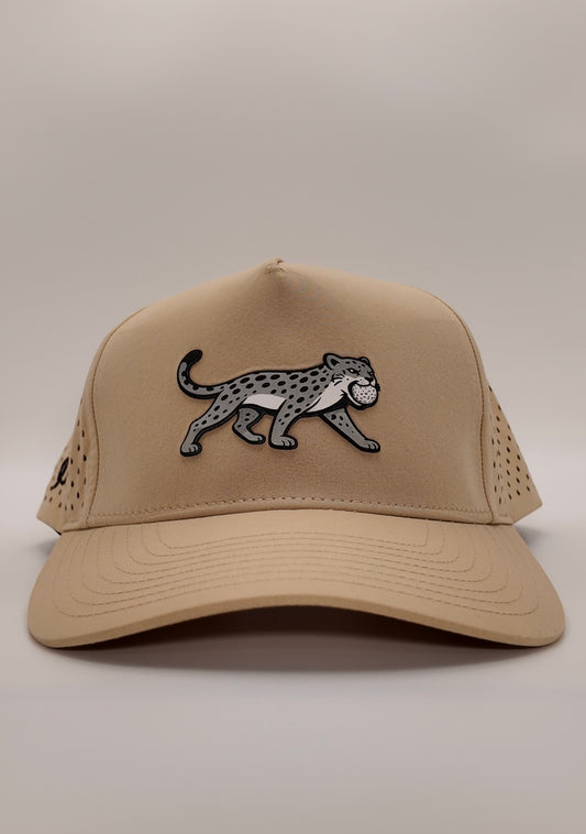Cream Jaguar Golf Patch Hat