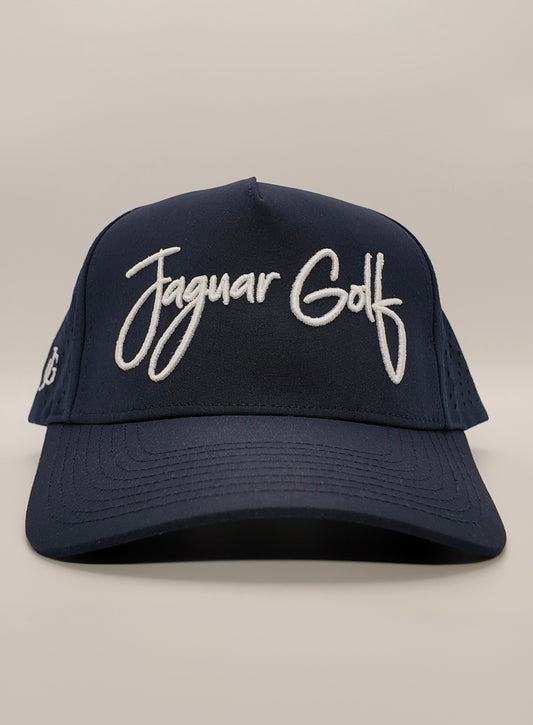 Navy Cursive Hat