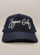 Navy Cursive Hat