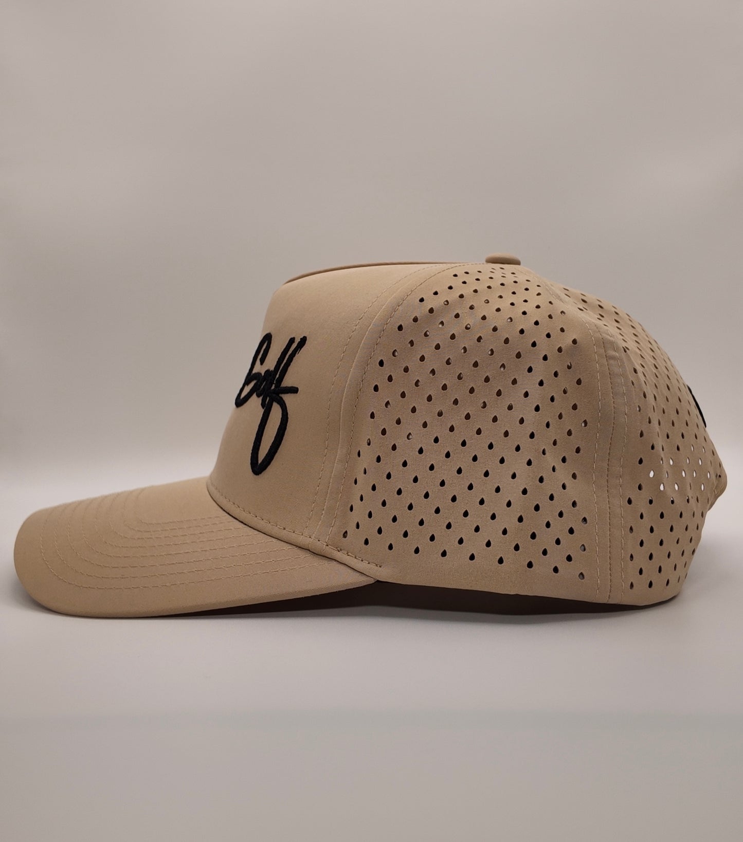 Cream Cursive Hat